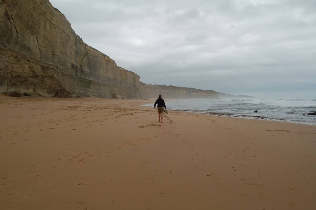 leeanne on the beach below 12 apostles leeanne on the beach below 12 apostles