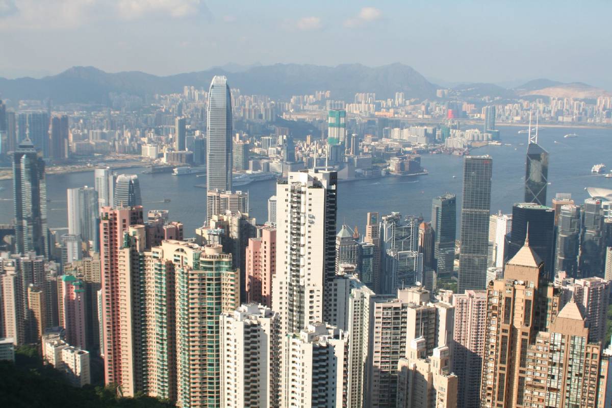 view from victoria peak view from victoria peak