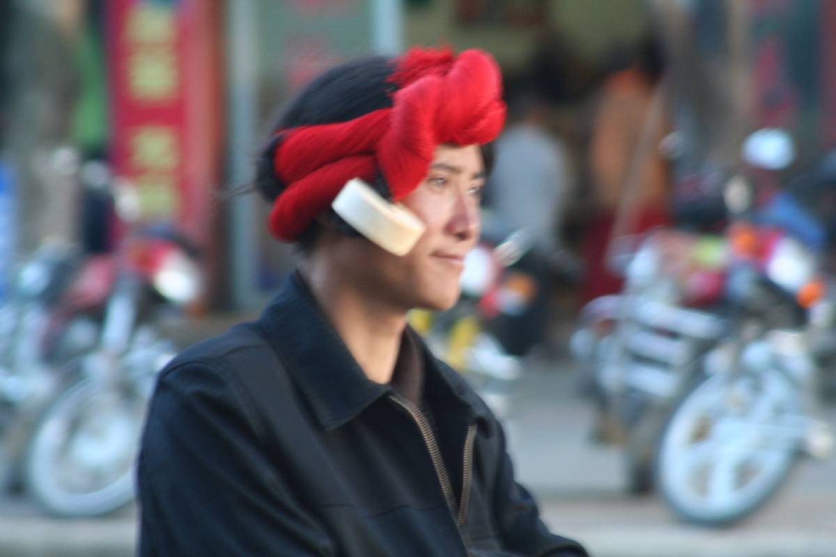 khampa man in litang khampa man in litang