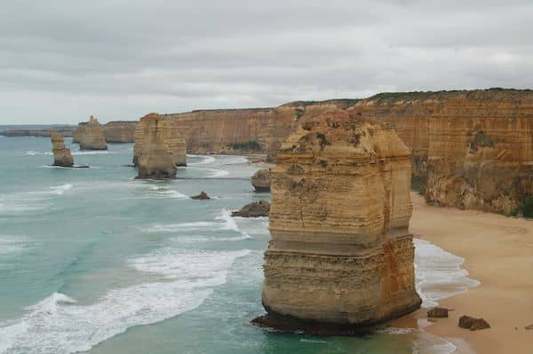 The 12 Apostles Along the Great Ocean Road