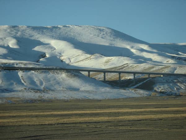 View from Lhasa Express