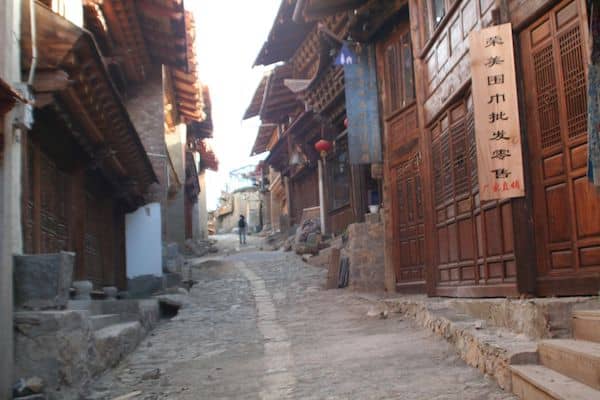 The back streets of Zhongdian