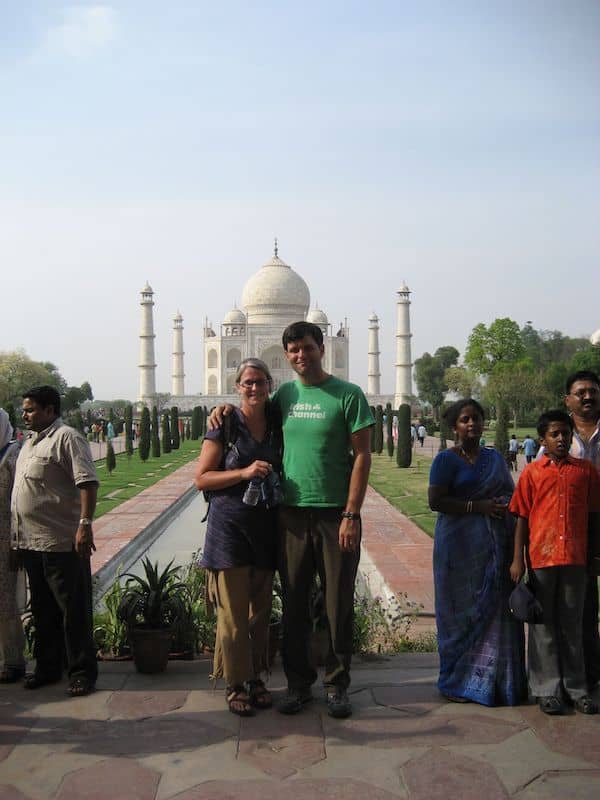 Dave and Lolo at the Taj