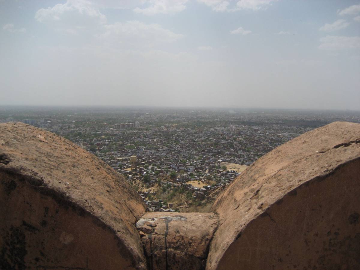 view from nahargarh fort view from nahargarh fort