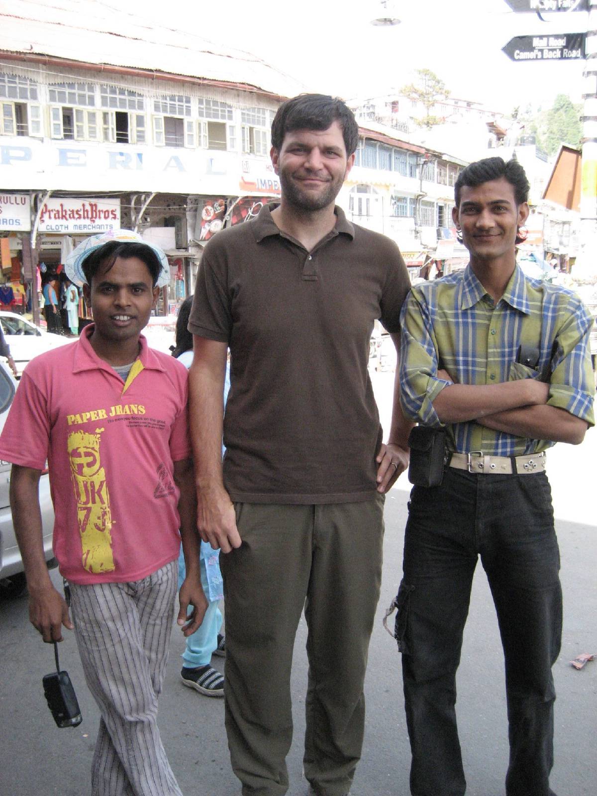 more picture taking friends nice hat