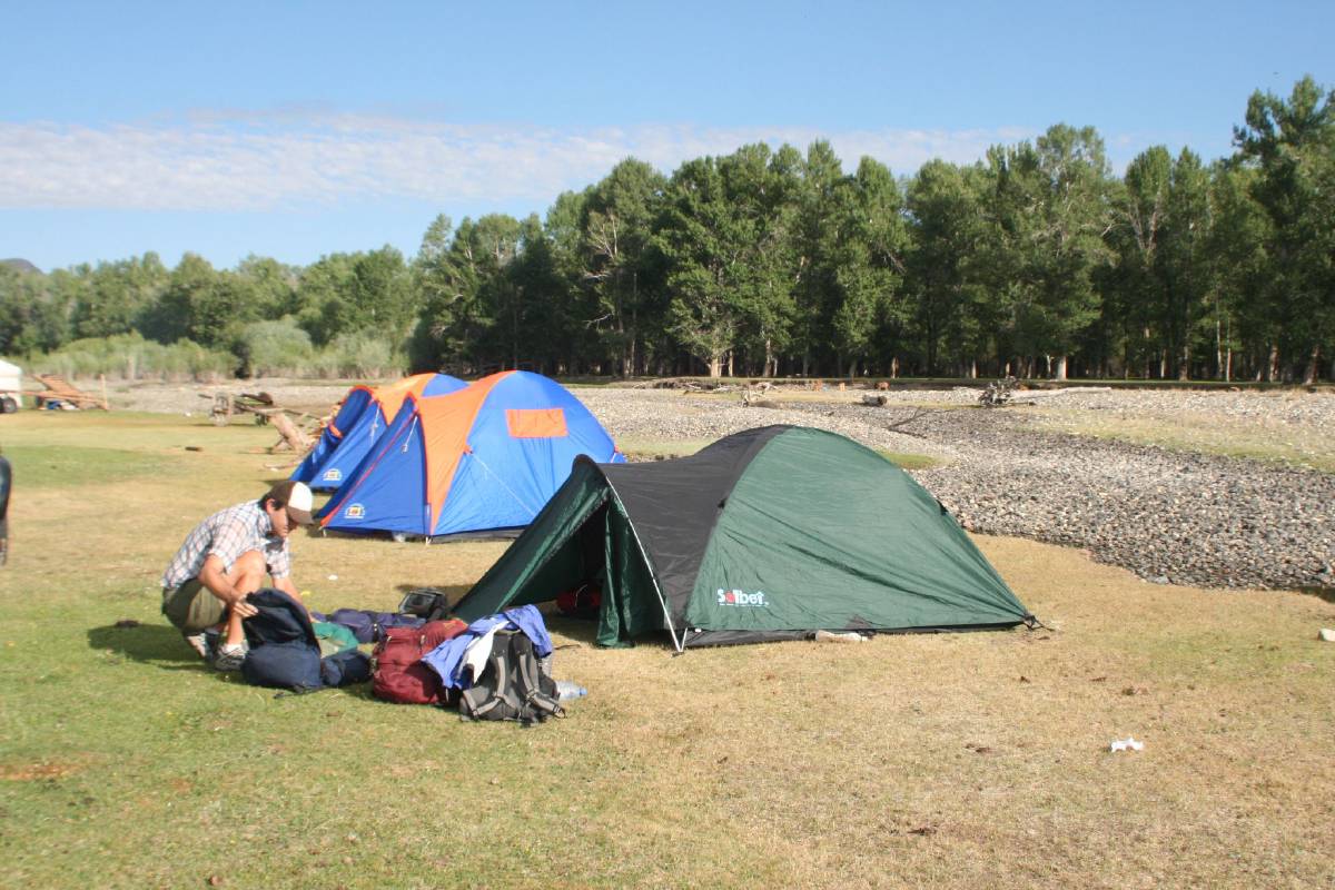 setting up camp setting up camp