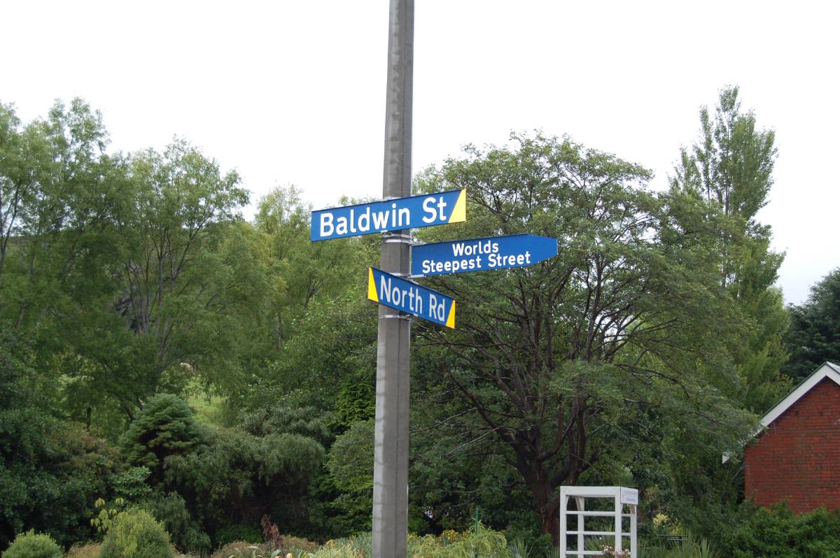 baldwin street sign baldwin street sign