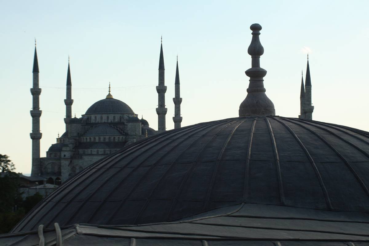 view of blue mosque view of blue mosque